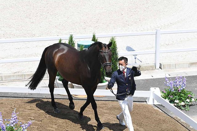 OLY-2020-DRESSAGE-JOG-7-24-21-1105-144-HIROYUKI KITAHARA-HURACAN 10-JPN-DDEROSAPHOTO