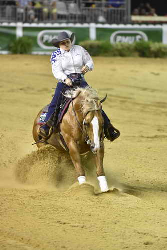 WEG-Reining-8-30-14-0000705-MandyMcCutcheon-YellowJersey-USA-DDeRosaPhoto