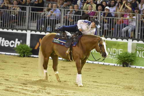 WEG-Reining-8-30-14-0000725-MandyMcCutcheon-YellowJersey-USA-DDeRosaPhoto