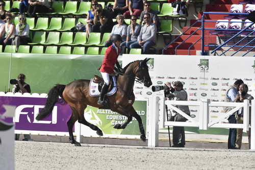 WEG1-SJ-Team1-9-3-14-0008500-KentFarrington-Voyeur-USA-DDeRosaPhoto